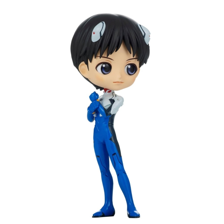 Evangelion: New Theatrical Edition - Q Posket-Shinji Ikari Plugsuit Style (Ver.A) Figur i gruppen SPORT, FRITID & HOBBY / Roliga prylar / Samlarobjekt hos TP E-commerce Nordic AB (D20352)