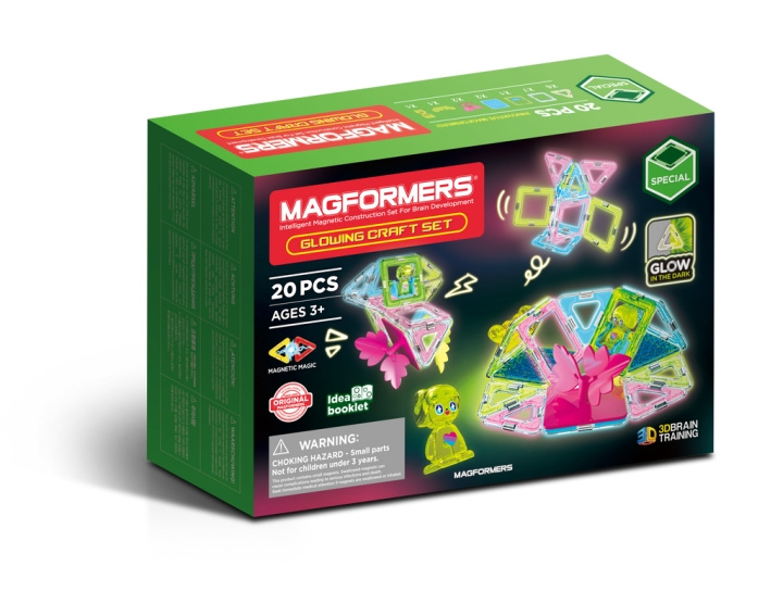 Magformers Glödande pyssel set 20 delar (20-799022) i gruppen LEKSAKER, BARN- & BABYPRODUKTER / Leksaker / Pyssel hos TP E-commerce Nordic AB (D20358)