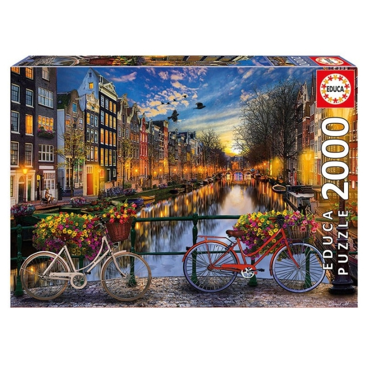 Educa Pussel 2000 - Amsterdam ( 017127) i gruppen SPORT, FRITID & HOBBY / Hobby / Pussel hos TP E-commerce Nordic AB (D20363)