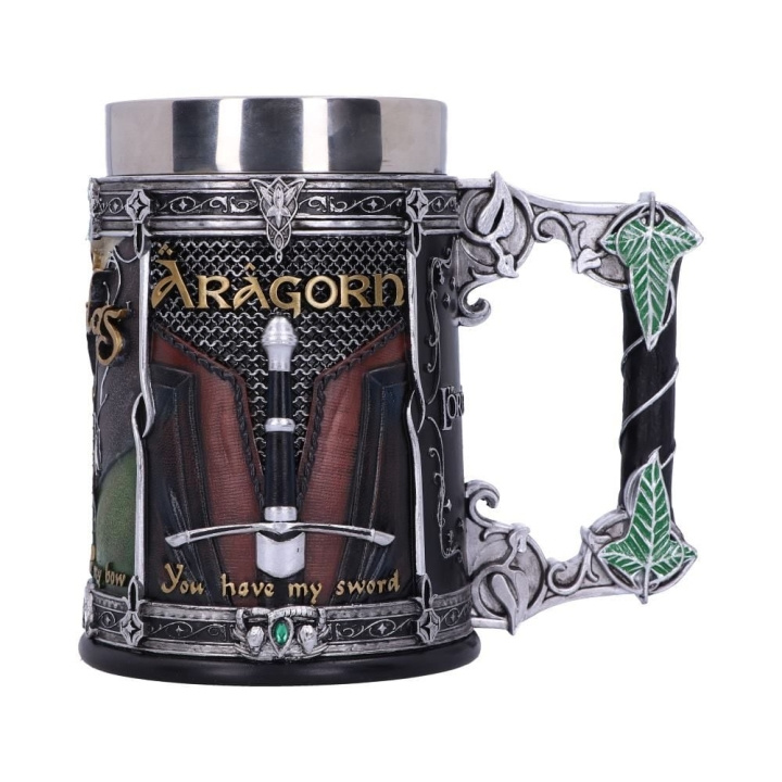 Lord of the Rings The Fellowship Tankard 15,5 cm i gruppen SPORT, FRITID & HOBBY / Roliga prylar / Samlarobjekt hos TP E-commerce Nordic AB (D20387)