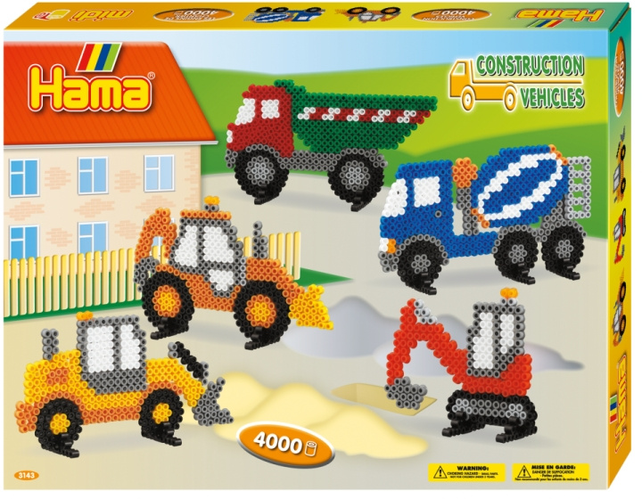 HAMA Beads Midi - Giftbox - Byggfordon (3143) i gruppen LEKSAKER, BARN- & BABYPRODUKTER / Leksaker / Pyssel hos TP E-commerce Nordic AB (D20390)