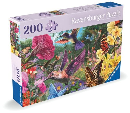 Ravensburger Kolibrier & fjärilar - 200 bitar (12001369) i gruppen SPORT, FRITID & HOBBY / Hobby / Pussel hos TP E-commerce Nordic AB (D20400)