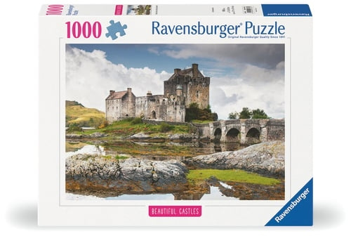 Ravensburger Vackra slott Skottland - 1000p (12001337) i gruppen SPORT, FRITID & HOBBY / Hobby / Pussel hos TP E-commerce Nordic AB (D20421)