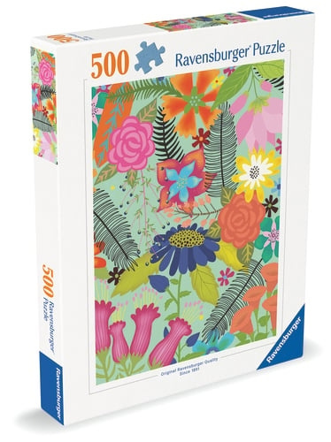 Ravensburger Blommig djungel - 500p (12001382) i gruppen LEKSAKER, BARN- & BABYPRODUKTER / Leksaker / Barnpussel hos TP E-commerce Nordic AB (D20426)