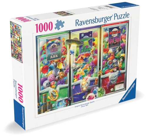 Ravensburger Djur, utomjordingar och ninjor 1000 bitar - (12001482) i gruppen SPORT, FRITID & HOBBY / Hobby / Pussel hos TP E-commerce Nordic AB (D20437)