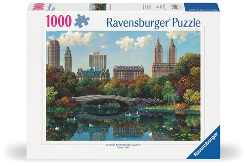 Ravensburger NY Central Park, Bow Bridge - 1000p (12001485) i gruppen SPORT, FRITID & HOBBY / Hobby / Pussel hos TP E-commerce Nordic AB (D20438)