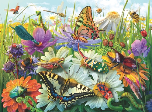 Ravensburger Insekternas underbara värld - 100p (12004049) i gruppen LEKSAKER, BARN- & BABYPRODUKTER / Leksaker / Barnpussel hos TP E-commerce Nordic AB (D20448)