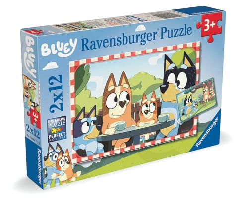 Ravensburger Bluey 2x12p (12004111) i gruppen LEKSAKER, BARN- & BABYPRODUKTER / Leksaker / Barnpussel hos TP E-commerce Nordic AB (D20455)