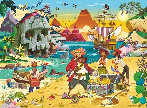 Ravensburger Skattkammare - 100 p (12004133) i gruppen LEKSAKER, BARN- & BABYPRODUKTER / Leksaker / Barnpussel hos TP E-commerce Nordic AB (D20463)