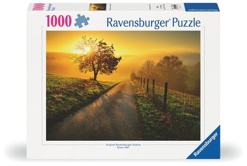 Ravensburger Landskap i morgonsol - 1000 p (12001445) i gruppen SPORT, FRITID & HOBBY / Hobby / Pussel hos TP E-commerce Nordic AB (D20473)