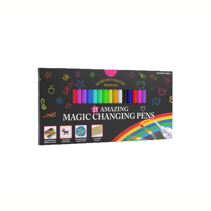 Marvin\'s Magic Fantastiska magiska pennor - (MMPEN25) i gruppen SPORT, FRITID & HOBBY / Hobby / Måla & Rita / Pennor, kritor & tusch hos TP E-commerce Nordic AB (D20485)