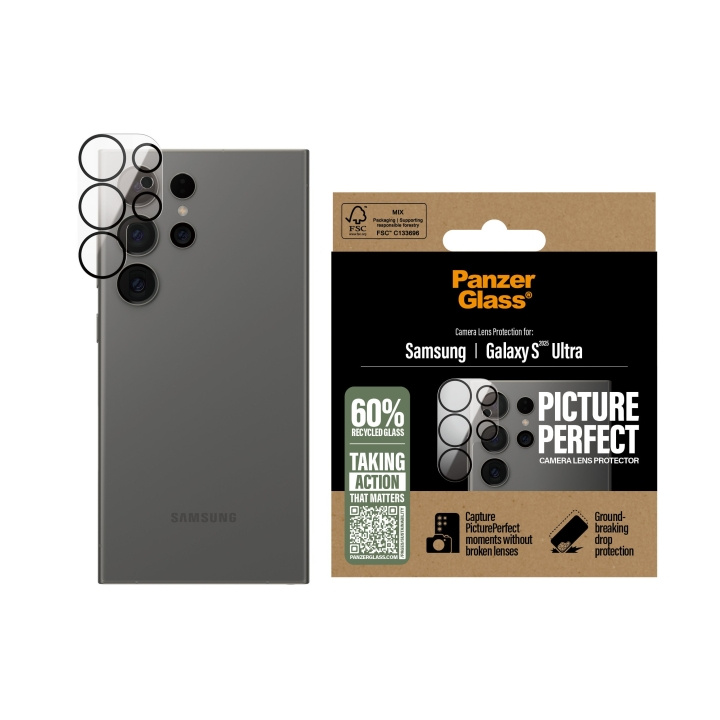 Panzer Glas - PicturePerfect Linsskydd Galaxy S25 Ultra i gruppen SMARTPHONE & SURFPLATTOR / Mobilskydd / Samsung hos TP E-commerce Nordic AB (D20500)