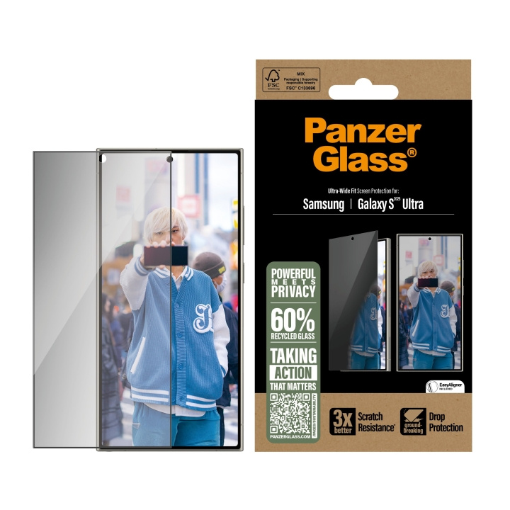 Panzer Glas -skärmskydd Galaxy S25 Ultra, UWF i gruppen SMARTPHONE & SURFPLATTOR / Mobilskydd / Samsung hos TP E-commerce Nordic AB (D20503)