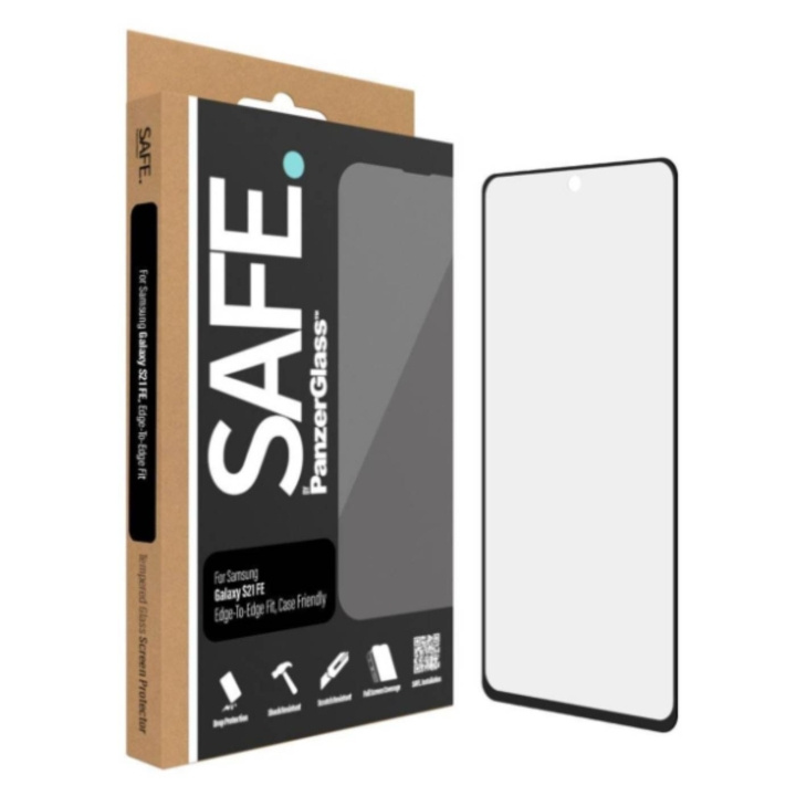 PanzerGlass SAFE by PanzerGlass - Skärmskydd - Samsung Galaxy S21 FE i gruppen SMARTPHONE & SURFPLATTOR / Mobilskydd / Samsung hos TP E-commerce Nordic AB (D20527)