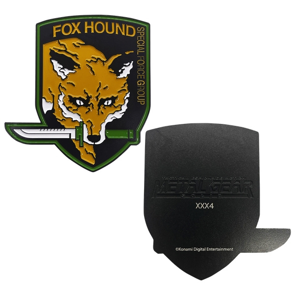 Fanatik Metal Gear Solid FOXHOUND Insignia Ingot i begränsad upplaga i gruppen SPORT, FRITID & HOBBY / Roliga prylar / Samlarobjekt hos TP E-commerce Nordic AB (D20539)