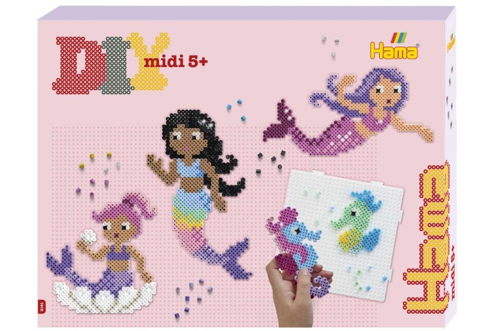 Hama Midi presentask sjöjungfrur (383161) i gruppen LEKSAKER, BARN- & BABYPRODUKTER / Leksaker / Pyssel hos TP E-commerce Nordic AB (D20550)