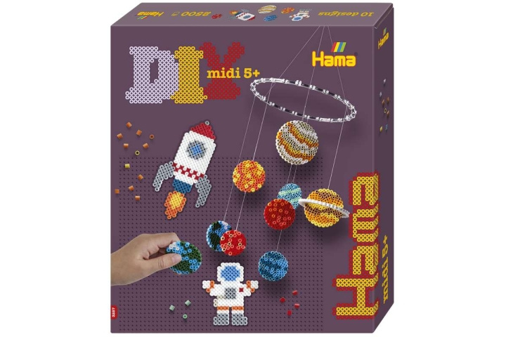 Hama Midi presentask rymden - (383257) i gruppen LEKSAKER, BARN- & BABYPRODUKTER / Leksaker / Pyssel hos TP E-commerce Nordic AB (D20551)