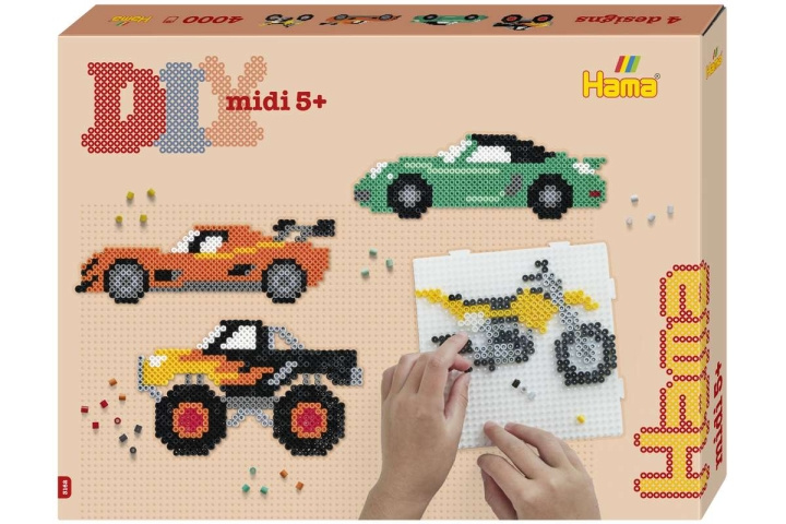 Hama Midi presentask Bilar - (383162) i gruppen LEKSAKER, BARN- & BABYPRODUKTER / Leksaker / Pyssel hos TP E-commerce Nordic AB (D20552)