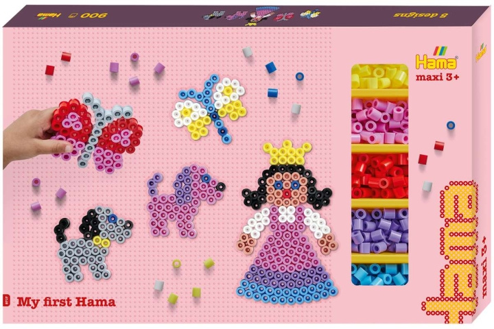 Hama Maxi Giant Presentask med 900 pärlor och 3 pegboards - (388717) i gruppen SPORT, FRITID & HOBBY / Hobby / Pärlor hos TP E-commerce Nordic AB (D20554)