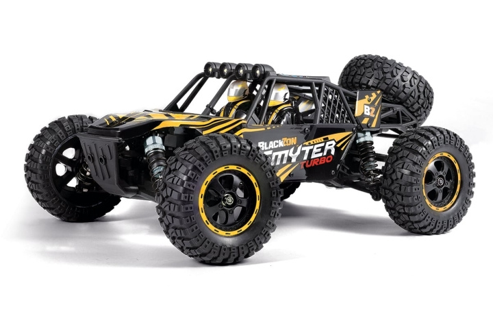 Blackzon Smyter DB Turbo 1/12 4WD 3S Brushless - Gul (540257) i gruppen LEKSAKER, BARN- & BABYPRODUKTER / Radiostyrt / Radiostyrda bilar hos TP E-commerce Nordic AB (D20611)