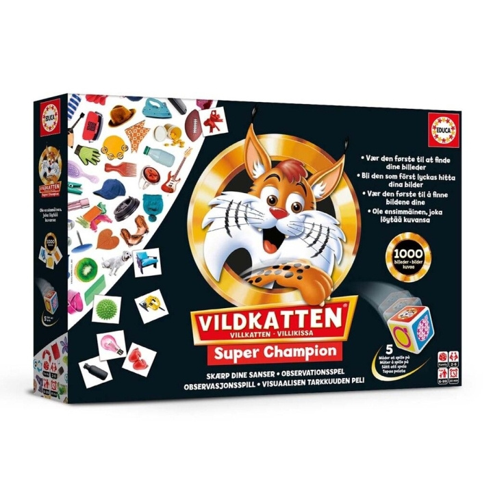 Educa Vildkatten Super Champion 1000 (Nordic) (78-19540) i gruppen SPORT, FRITID & HOBBY / Hobby / Pussel hos TP E-commerce Nordic AB (D20634)