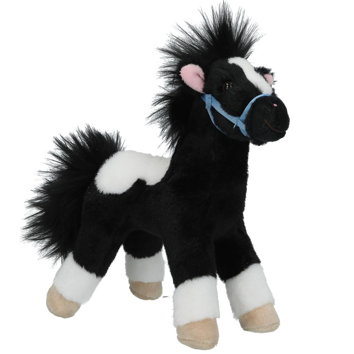 Miss Melody Plysch Häst Svart Vit 18cm - (0413479) i gruppen LEKSAKER, BARN- & BABYPRODUKTER / Babyleksaker / Gosedjur hos TP E-commerce Nordic AB (D20635)