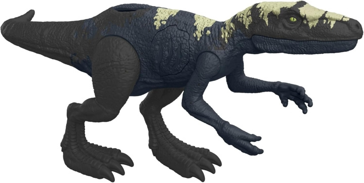 Jurassic World Big Epic Attack Herrerasaurus med skador, ljus och ljud (HTP66) i gruppen LEKSAKER, BARN- & BABYPRODUKTER / Leksaker / Figurer, Miniatyrer & tillbehör hos TP E-commerce Nordic AB (D20669)