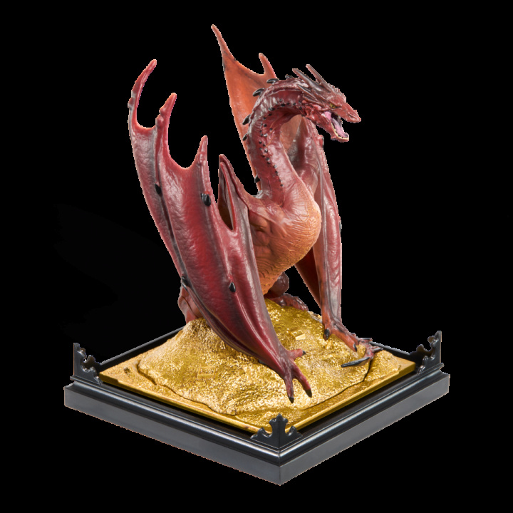 Noble Collection Smaug Diorama - Bilbo the Hobbit - Sammlarfigur i gruppen SPORT, FRITID & HOBBY / Roliga prylar / Samlarobjekt hos TP E-commerce Nordic AB (D20694)