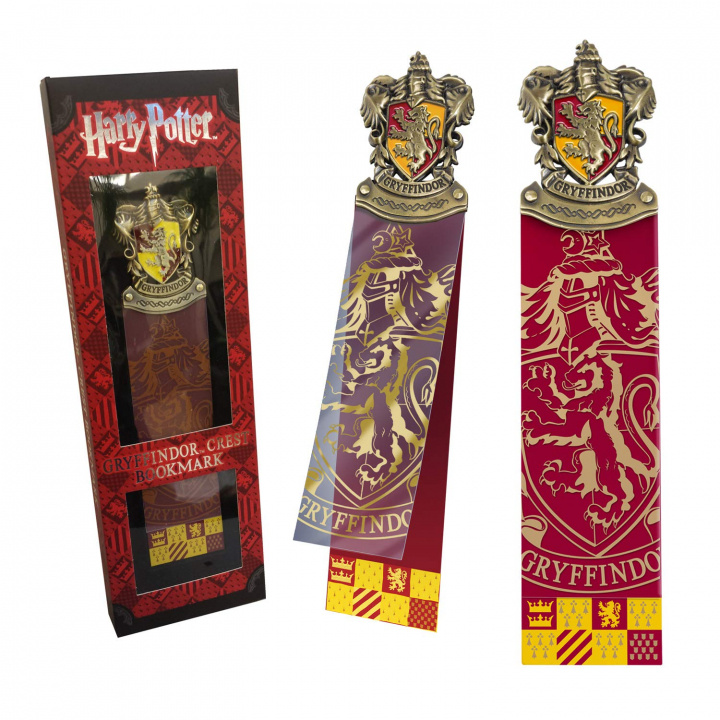 Noble Collection Harry Potter - Gryffondor bokmärke i gruppen SPORT, FRITID & HOBBY / Roliga prylar / Samlarobjekt hos TP E-commerce Nordic AB (D20721)