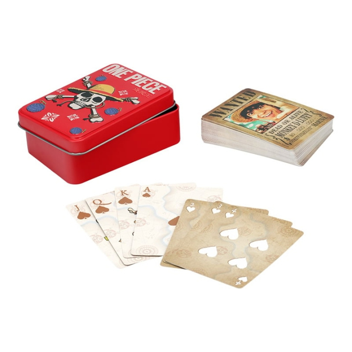 Paladone One Piece spelkort i plåtburk i gruppen LEKSAKER, BARN- & BABYPRODUKTER / Spel / Kortspel hos TP E-commerce Nordic AB (D20736)