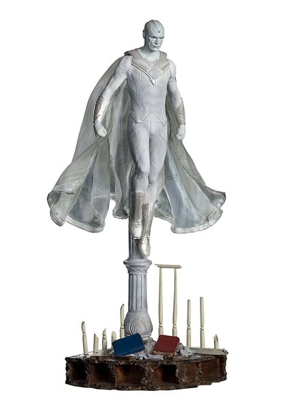 IronStudios - Marvel Wandavision: BDS 1:10 Staty i konstskala - White Vision i gruppen SPORT, FRITID & HOBBY / Roliga prylar / Samlarobjekt hos TP E-commerce Nordic AB (D20738)