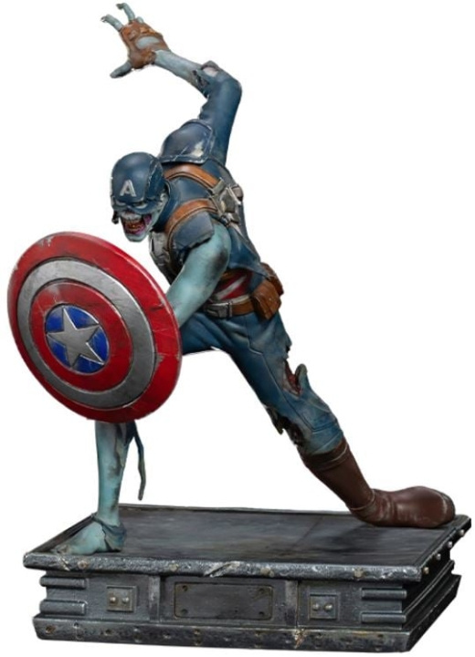 IronStudios - Marvel What If ... : 1:10 Art Scale Statue - Zombie Captain America i gruppen SPORT, FRITID & HOBBY / Roliga prylar / Samlarobjekt hos TP E-commerce Nordic AB (D20742)