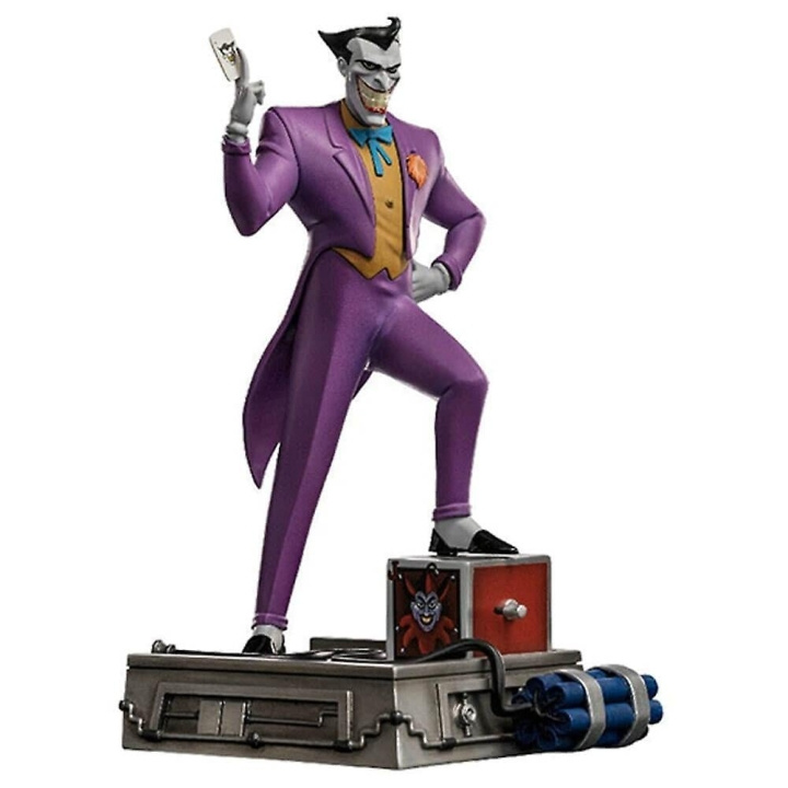 IronStudios - DC Comics Batman Animerad Serie: staty i konstskala 1:10 - Jokern i gruppen SPORT, FRITID & HOBBY / Roliga prylar / Samlarobjekt hos TP E-commerce Nordic AB (D20745)