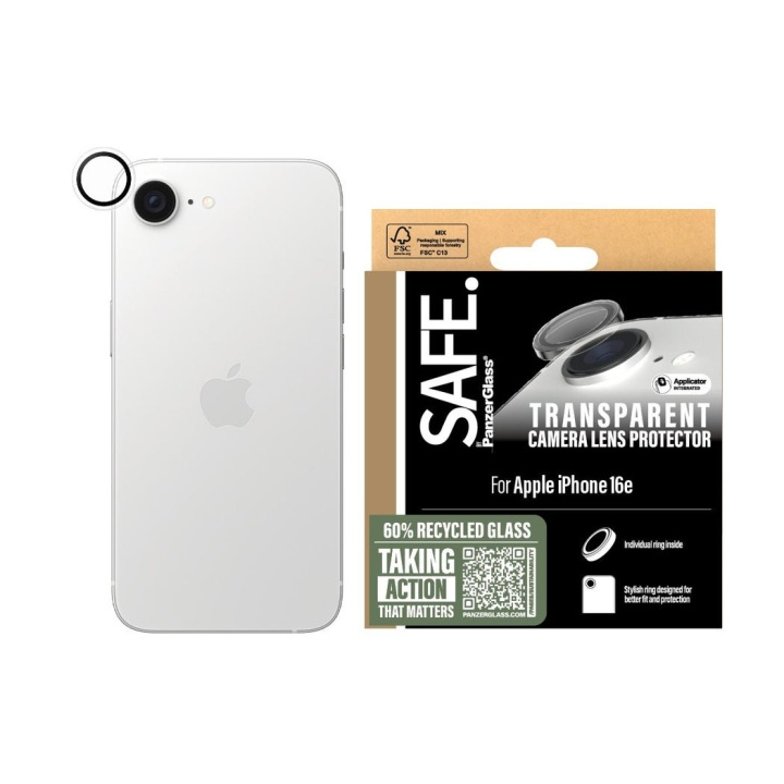 PanzerGlass SAFE by PanzerGlass - Skydd för kameralinsen - iPhone 16e i gruppen SMARTPHONE & SURFPLATTOR / Mobilskydd / Apple / iPhone 16 hos TP E-commerce Nordic AB (D20752)