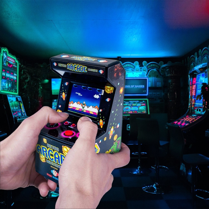 Mad Monkey Mad Monkey Retro Mini Arkadmaskin i gruppen HEMELEKTRONIK / Spelkonsoler & Tillbehör / Övriga spel & tillbehör hos TP E-commerce Nordic AB (D20788)