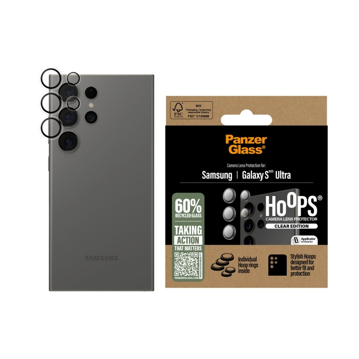 Panzer Glass - Hoops Lins P Galaxy S25 Ultra, transparent i gruppen SMARTPHONE & SURFPLATTOR / Mobilskydd / Samsung hos TP E-commerce Nordic AB (D20813)