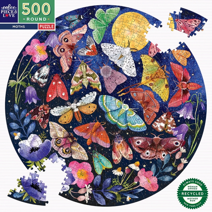 eeBoo Runt pussel 500 bitar - Malar - (EPZFMOT i gruppen SPORT, FRITID & HOBBY / Hobby / Pussel hos TP E-commerce Nordic AB (D20839)