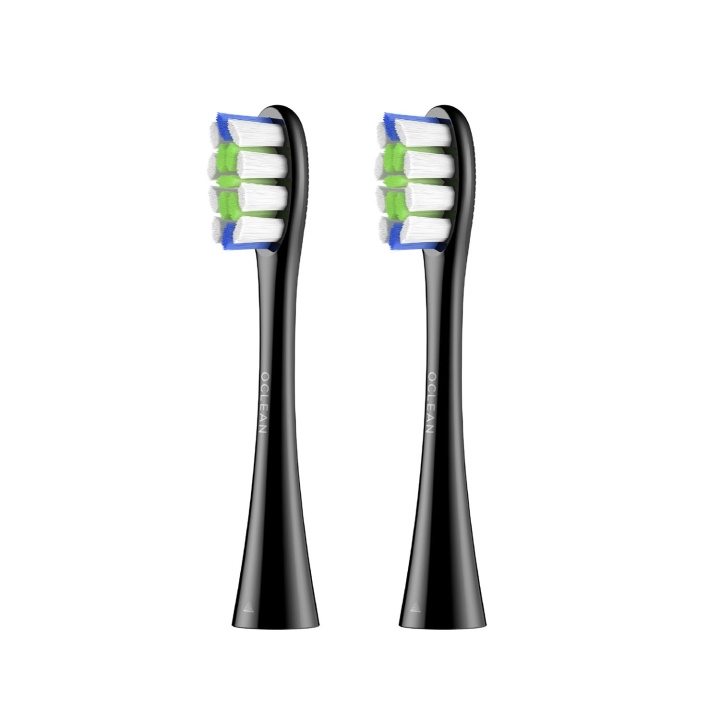 Oclean Borsthuvud Professional Clean 2-Pack Svart i gruppen SKÖNHET & HÄLSA / Munvård / Borsthuvuden & Tillbehör hos TP E-commerce Nordic AB (D20877)