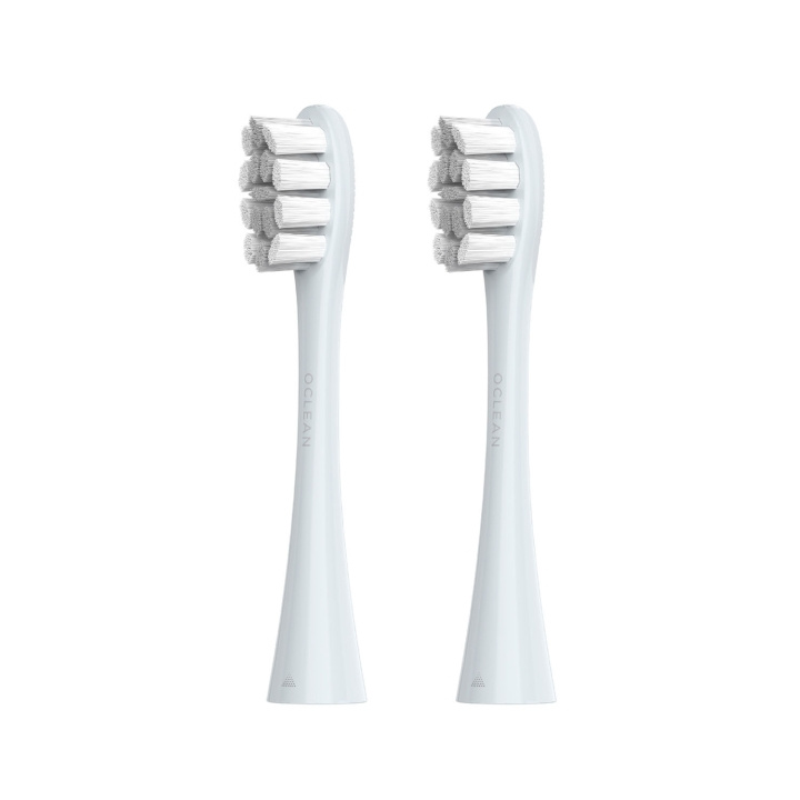 Oclean Borsthuvud Professional Clean 2-Pack Silver i gruppen SKÖNHET & HÄLSA / Munvård / Borsthuvuden & Tillbehör hos TP E-commerce Nordic AB (D20880)