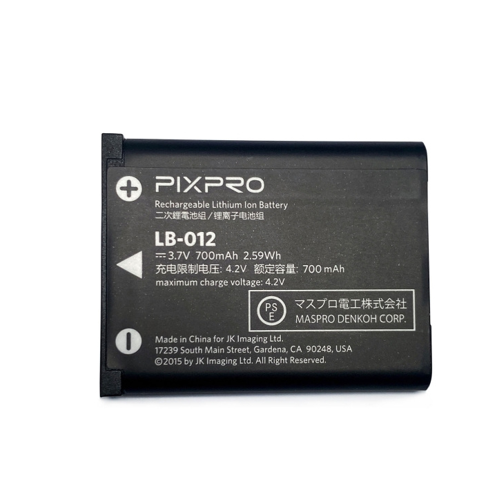 Kodak Batteri För Pixpro Fz53-F55 Lb-012 3.7v/700mah i gruppen HEMELEKTRONIK / Foto & Video / Fotoutrustning / Övrigt hos TP E-commerce Nordic AB (D20890)