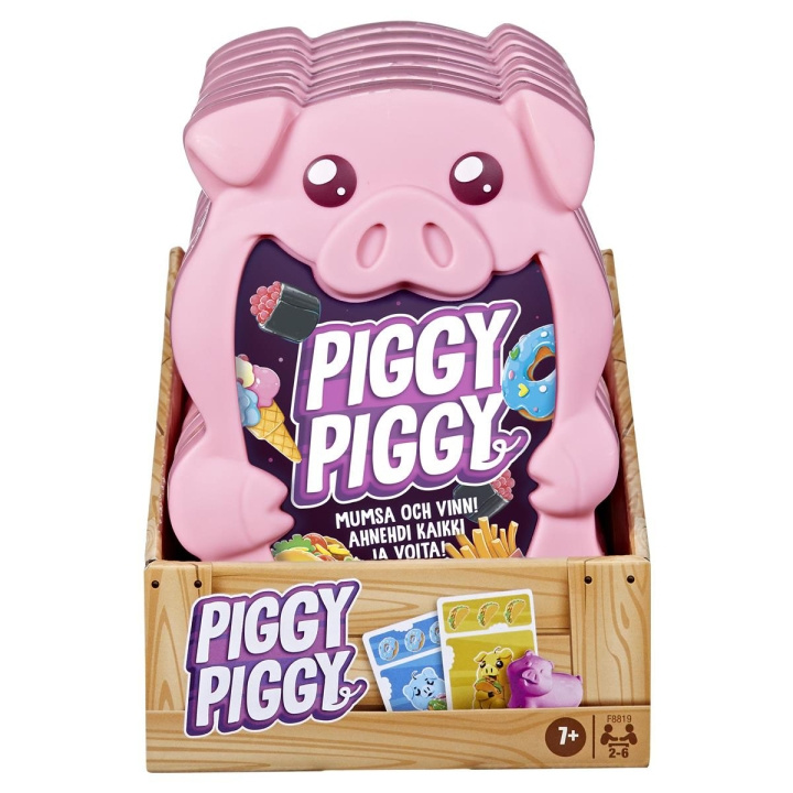 Hasbro gaming Kortspel Piggy Piggy (SE/FI) i gruppen LEKSAKER, BARN- & BABYPRODUKTER / Spel / Kortspel hos TP E-commerce Nordic AB (D20910)