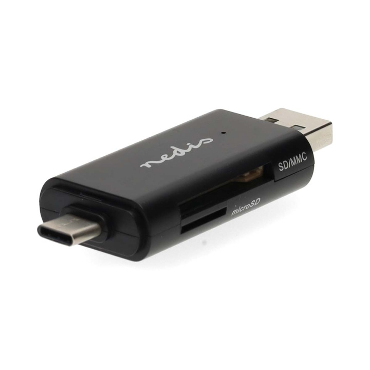 Nedis Kortläsare | microSD (TF) / microSDHC (TF) / microSDXC (TF) / SD / SDHC / SDXC | USB 2.0 i gruppen HEMELEKTRONIK / Lagringsmedia / Minneskortläsare hos TP E-commerce Nordic AB (D20936)