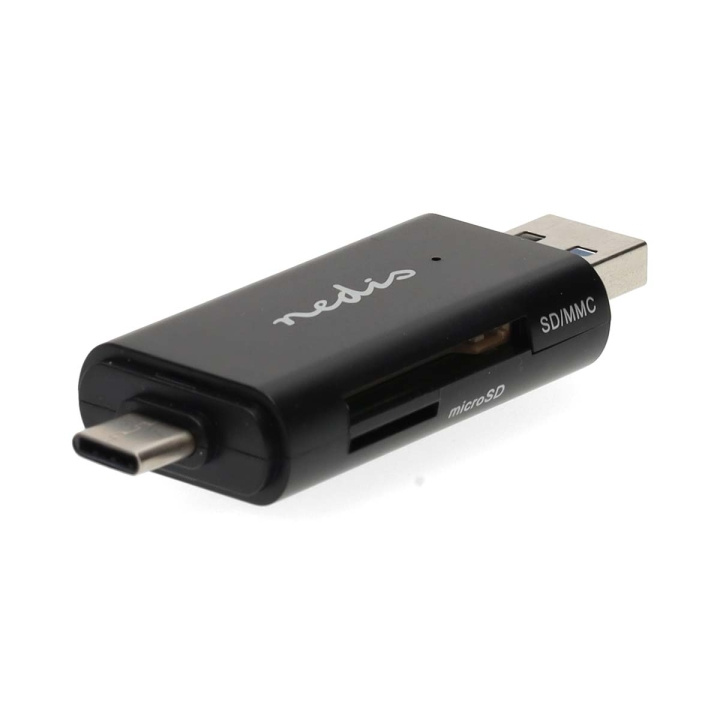 Nedis Kortläsare | microSD (TF) / microSDHC (TF) / microSDXC (TF) / SD / SDHC / SDXC | USB 3.2 Gen1 i gruppen HEMELEKTRONIK / Lagringsmedia / Minneskortläsare hos TP E-commerce Nordic AB (D20937)