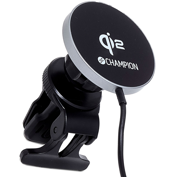 Champion Mobilhållare Bil QI2 15W i gruppen SMARTPHONE & SURFPLATTOR / Laddare & Kablar / Billaddare hos TP E-commerce Nordic AB (D20973)