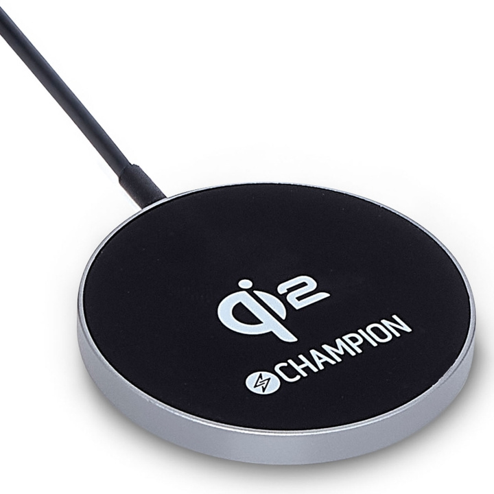 Champion Trådlös laddare QI2 15W i gruppen SMARTPHONE & SURFPLATTOR / Laddare & Kablar / Trådlösa Qi laddare hos TP E-commerce Nordic AB (D20975)