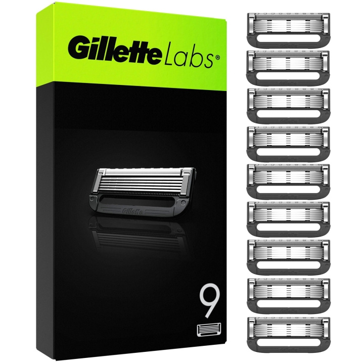 Gillette Rakblad Labs 9st i gruppen SKÖNHET & HÄLSA / Hår & Styling / Rakning & Trimning / Rakhyvlar & Tillbehör hos TP E-commerce Nordic AB (D20986)