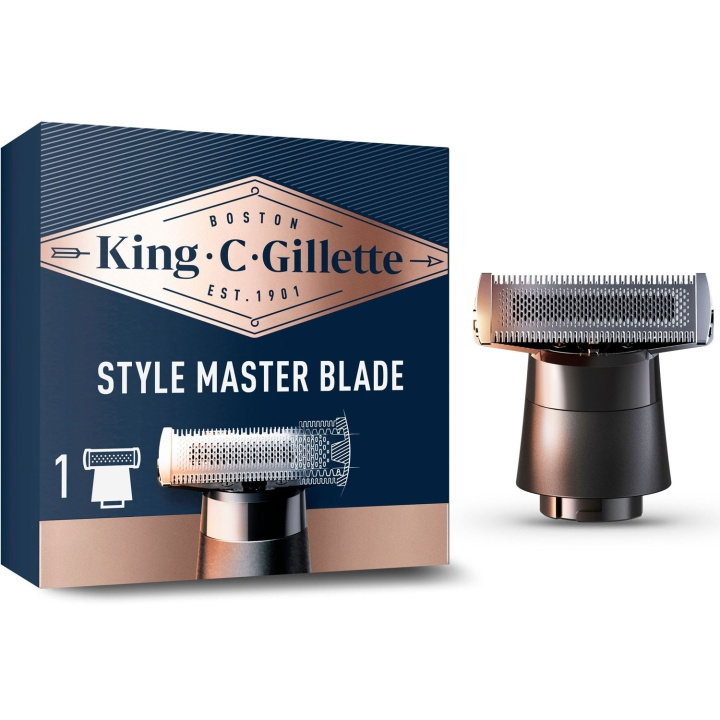 King C. Gillette Rakblad Styler Master XT10 Black i gruppen SKÖNHET & HÄLSA / Hår & Styling / Rakning & Trimning / Rakhyvlar & Tillbehör hos TP E-commerce Nordic AB (D20992)