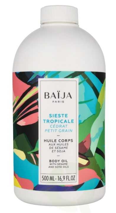 Baija Paris Baija Sieste Tropicale Body Oil Citron Petit Grain 500 ml i gruppen SKÖNHET & HÄLSA / Hudvård / Kroppsvård / Kroppsolja hos TP E-commerce Nordic AB (D21083)