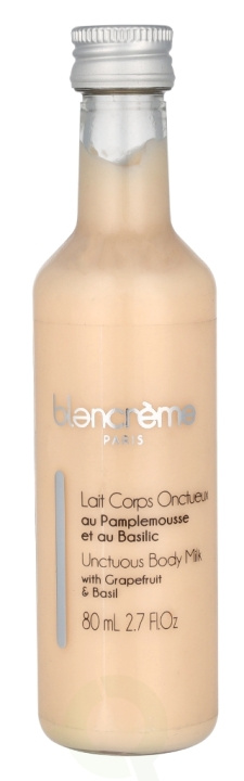 Blancreme Unctuous Body Milk 80 ml Grapefruit & Basil i gruppen SKÖNHET & HÄLSA / Hudvård / Kroppsvård / Body lotion hos TP E-commerce Nordic AB (D21107)