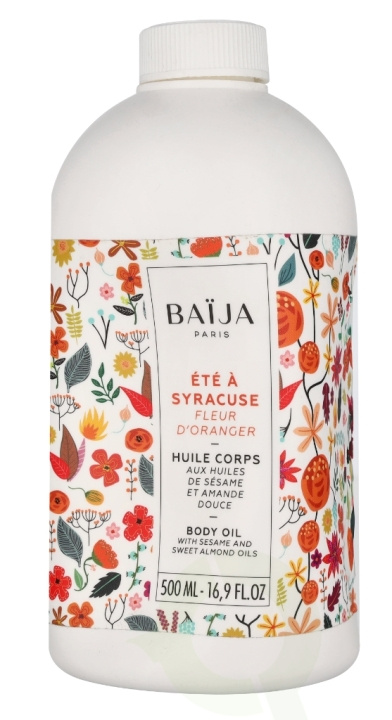 Baija Paris Baija Ete A Syracuse Body Oil Orange Blossom 500 ml i gruppen SKÖNHET & HÄLSA / Hudvård / Kroppsvård / Kroppsolja hos TP E-commerce Nordic AB (D21112)